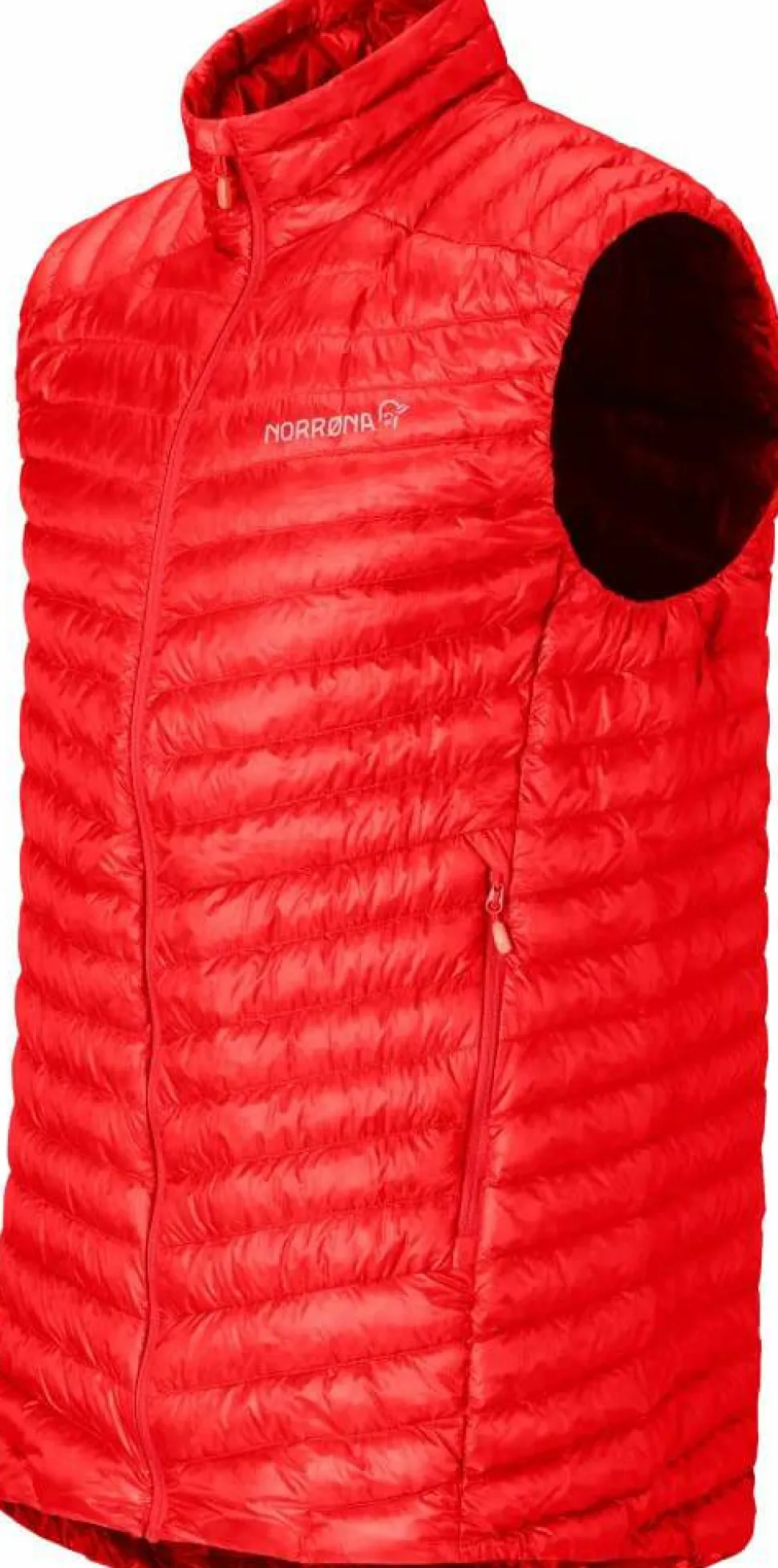 Norrøna Men's Trollveggen Superlight Down Vest Arednalin Red