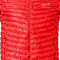 Norrøna Men's Trollveggen Superlight Down Vest Arednalin Red