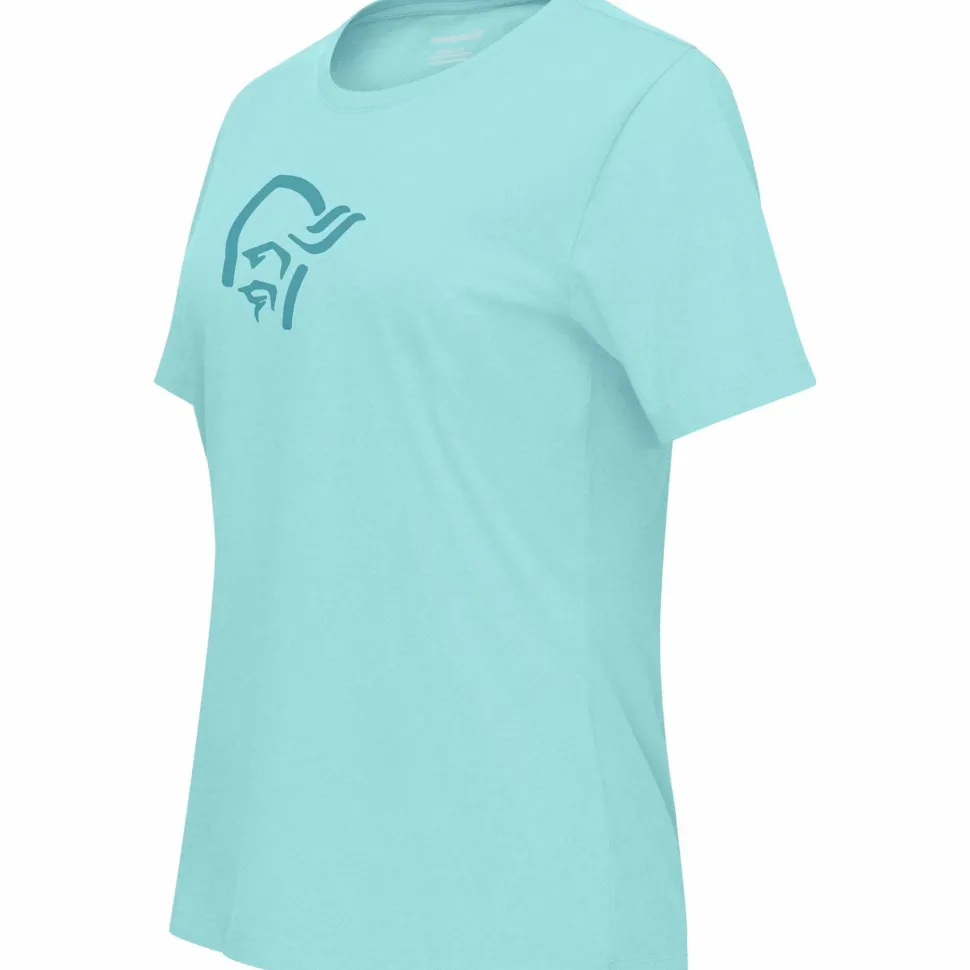 Norrøna Women's /29 Cotton Viking T-shirt Aqua Haze