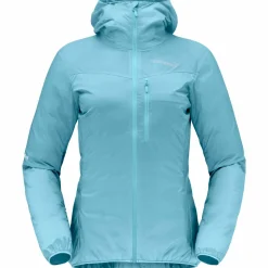 Norrøna Women's Falketind aero60 Hood Aqua Haze