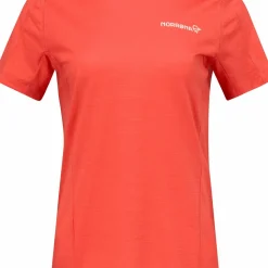 Norrøna Women's Falketind EqualiserUll T-shirt Paprika