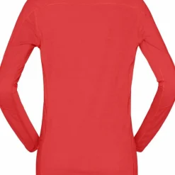 Norrøna Women's Falketind Equaliser Merino Round Neck Paprika