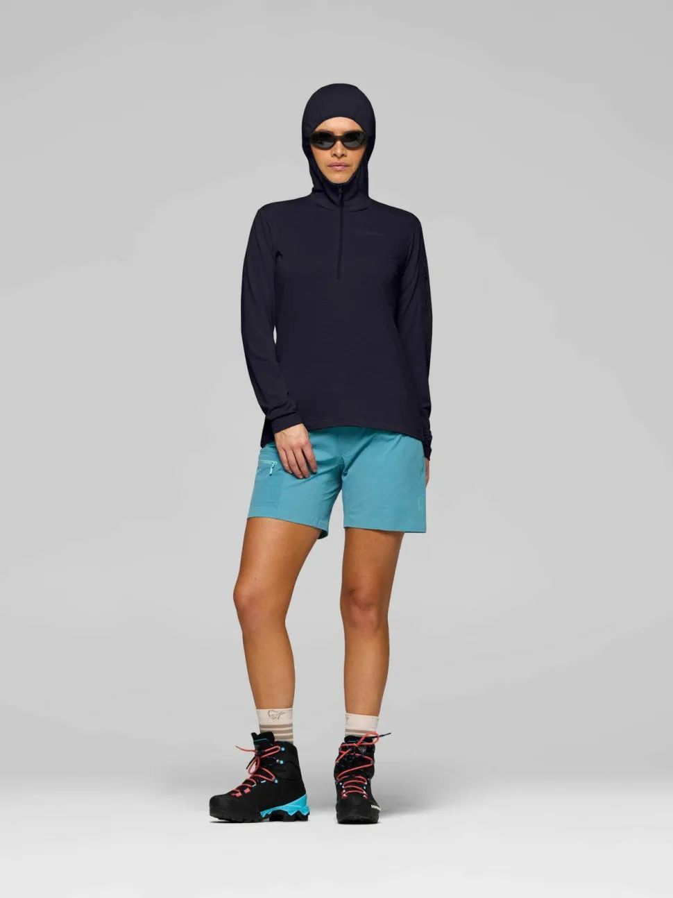 Norrøna Women's Falketind Warm1 Hood Caviar Black