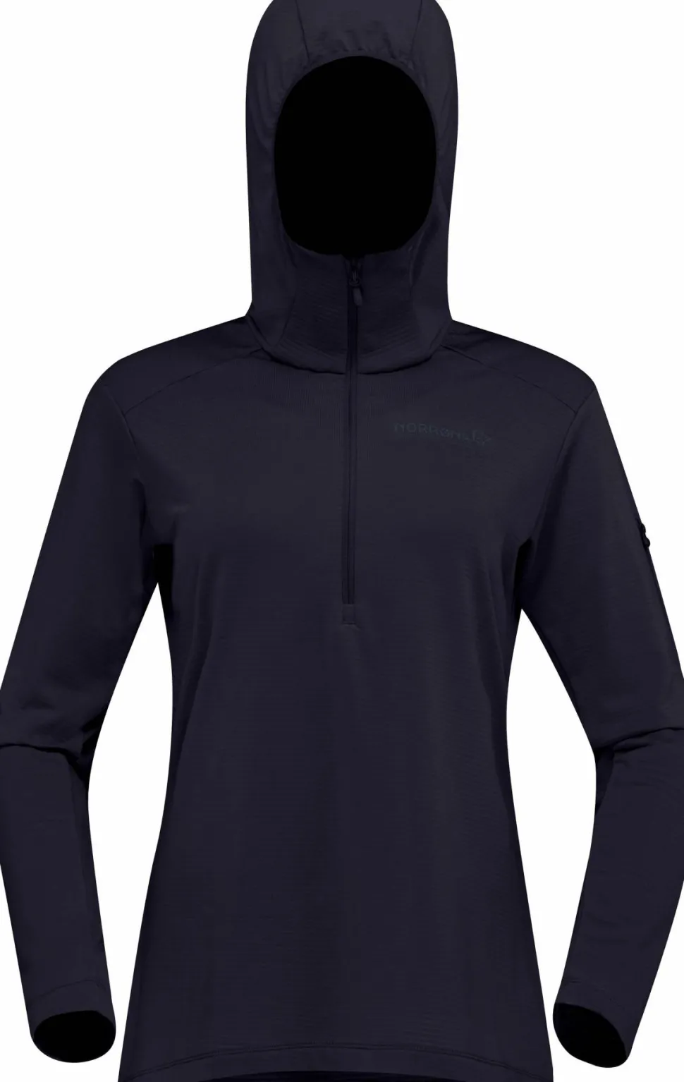 Norrøna Women's Falketind Warm1 Hood Caviar Black