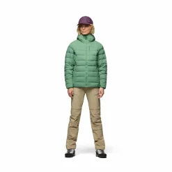 Norrøna Women's Femund Down700 Zip Hood Dark Ivy