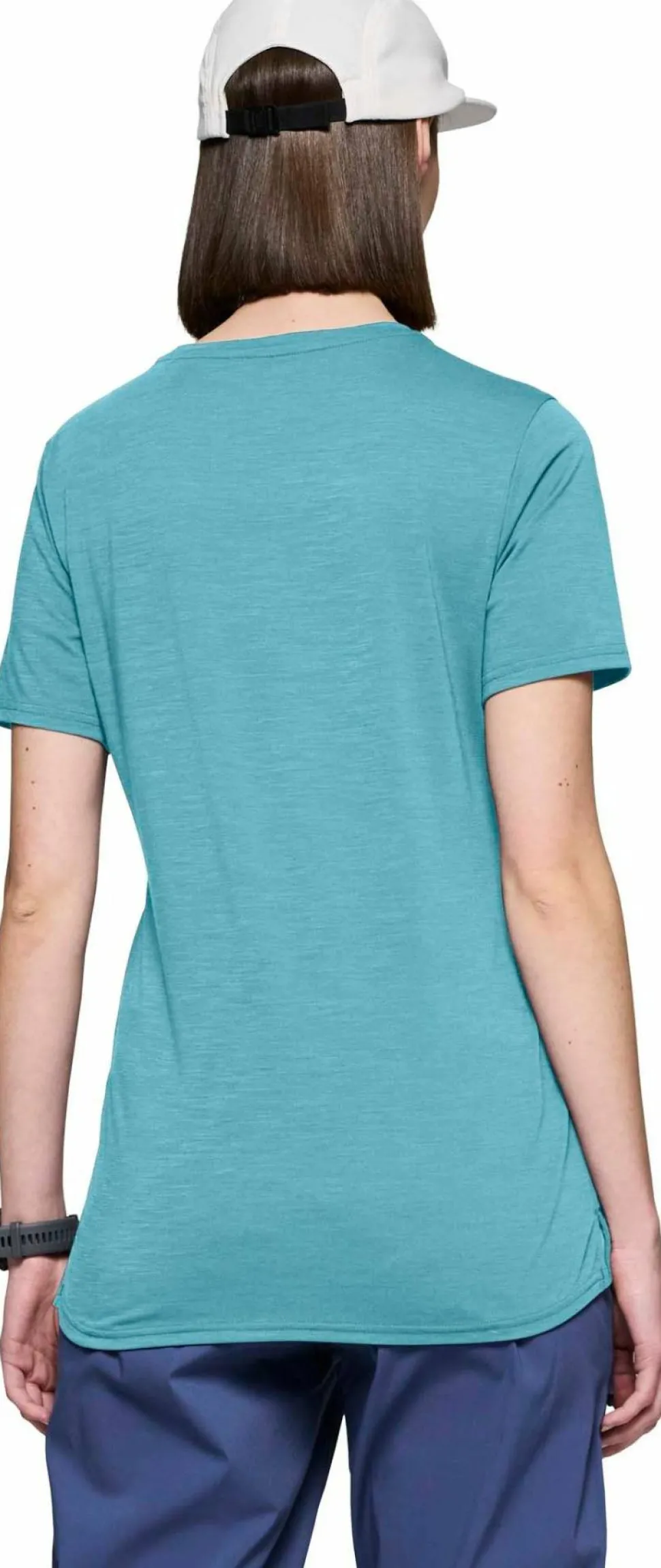 Norrøna Women's Femund Equaliser Merino T- Shirt Brittany Blue