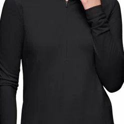 Norrøna Women's Femund PureUll Zip Neck Caviar Black