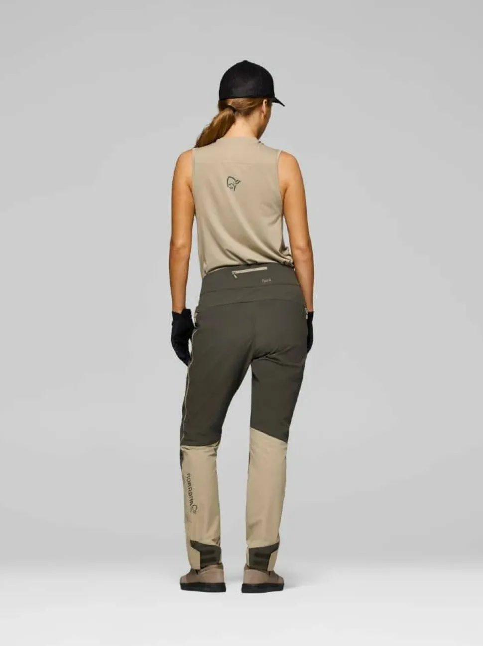 Norrøna Women's Fjørå Flex1 Pants Beluga/winter Twig