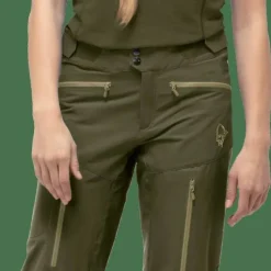 Norrøna Women's Fjørå Flex1 Shorts Olive Night