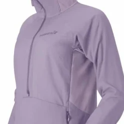 Norrøna Women's Møre Octa Zip Hood Purple Sage
