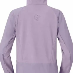 Norrøna Women's Møre Octa Zip Hood Purple Sage