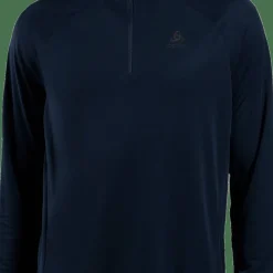 Odlo Men's Mid Layer Essential 1/2 Zip Dark Sapphire