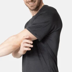 Odlo Men's T-Shirt Crew Neck S/S Essential 365 Black Melange