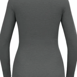 Odlo Women's Active Warm ECO Baselayer Shirt Odlo Steel Grey Melange
