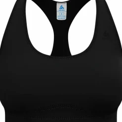 Odlo Women's Ascent Performance Wool Medium Support Sports Bra Black