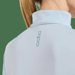 Odlo Women's Mid Layer Essential 1/2 Zip Baby Blue