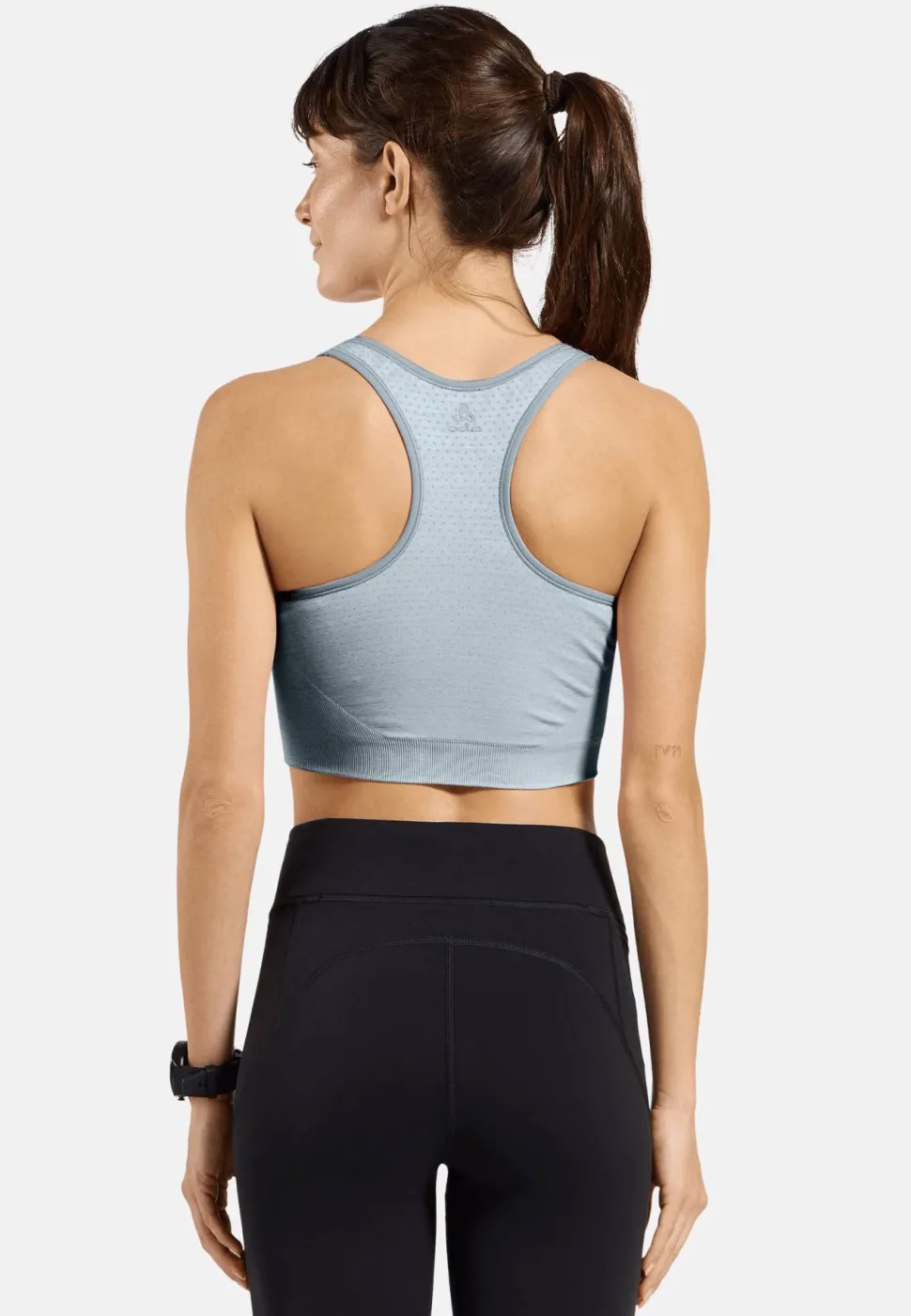 Odlo Women's Odlo Seamless Medium - Padded Sport Bra Baby Blue