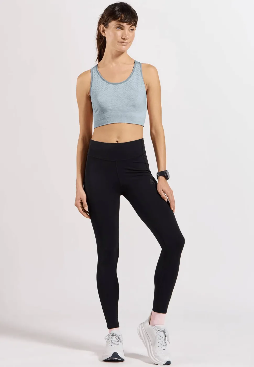 Odlo Women's Odlo Seamless Medium - Padded Sport Bra Baby Blue