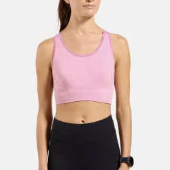 Odlo Women's Odlo Seamless Medium - Padded Sport Bra Hyper Pink Melange
