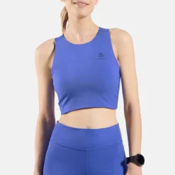 Odlo Women's Tank Crop X-Alp Trail Cargo Dazzling Blue
