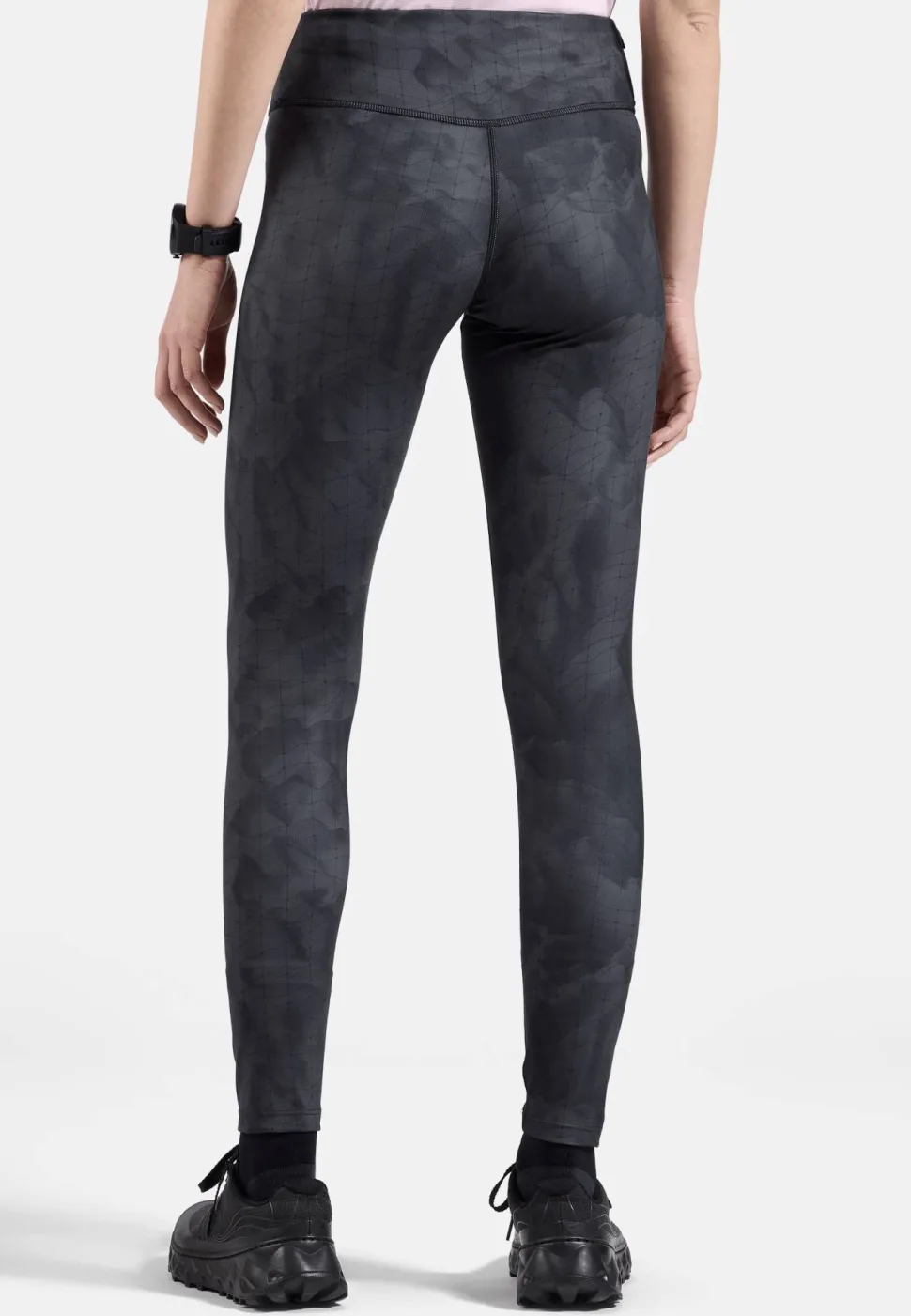 Odlo Women's Tights Zeroweight Print Black