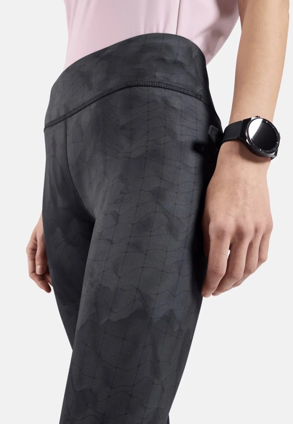 Odlo Women's Tights Zeroweight Print Black