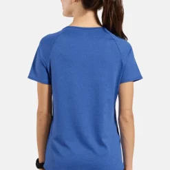 Odlo Women's T-Shirt Crew Neck S/S Essential 365 Dazzling Blue Melange