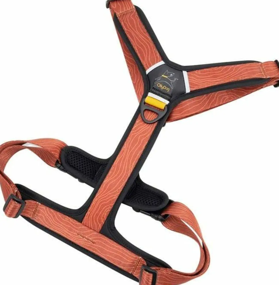 OllyDog Alpine Reflective Comfort Harness Clay