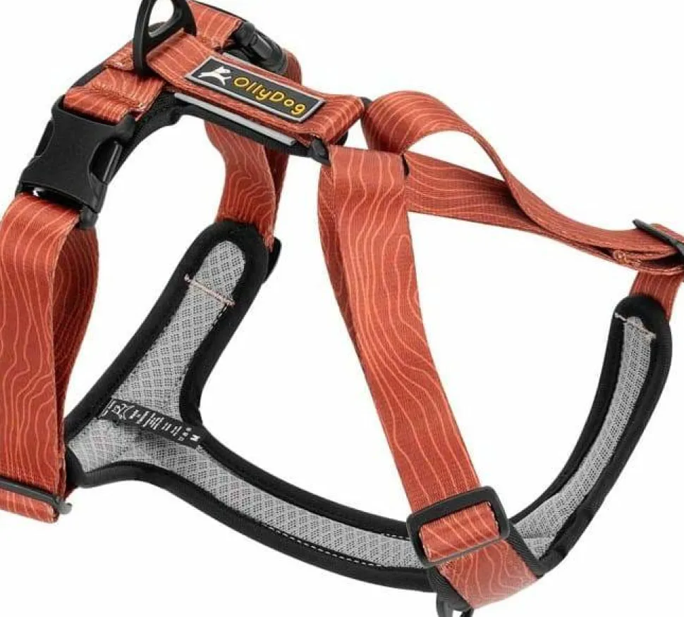 OllyDog Alpine Reflective Comfort Harness Clay