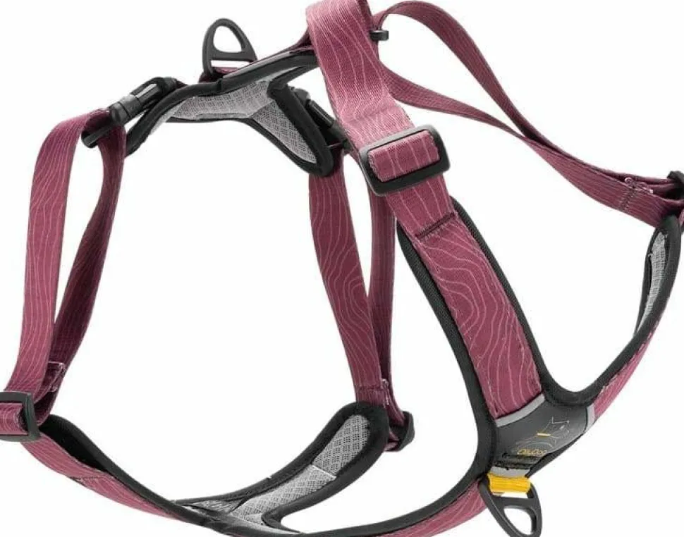 OllyDog Alpine Reflective Comfort Harness Rosewood