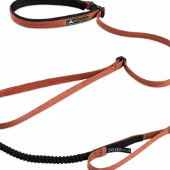OllyDog Flagstaff Adjustable Spring Leash Clay