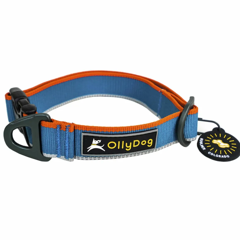 OllyDog Urban Trail Reflective Collar Air Blue