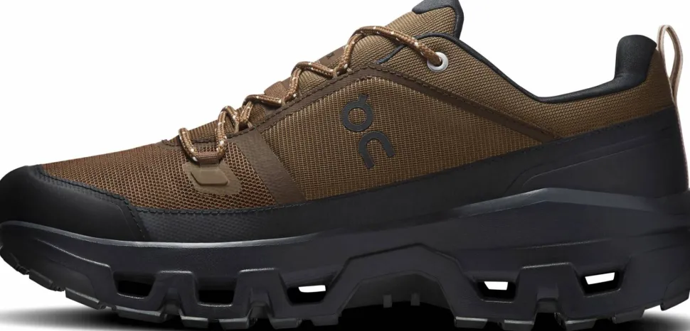 On Men's Cloudrock Low Waterproof Earth/Black