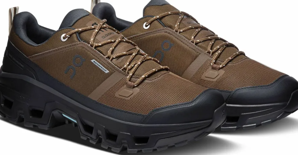 On Men's Cloudrock Low Waterproof Earth/Black