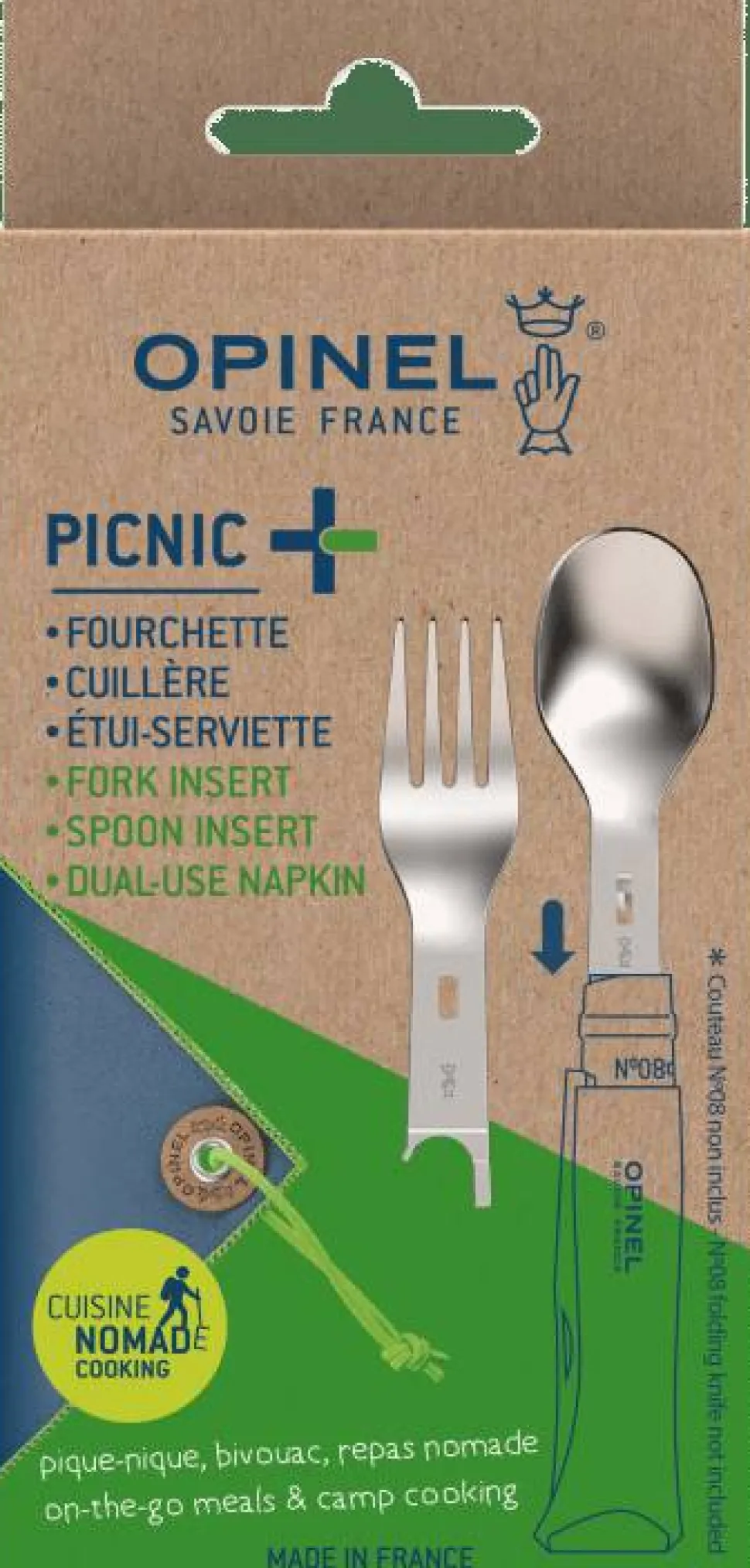 Opinel Picnic plus Accessories Stainless Steel