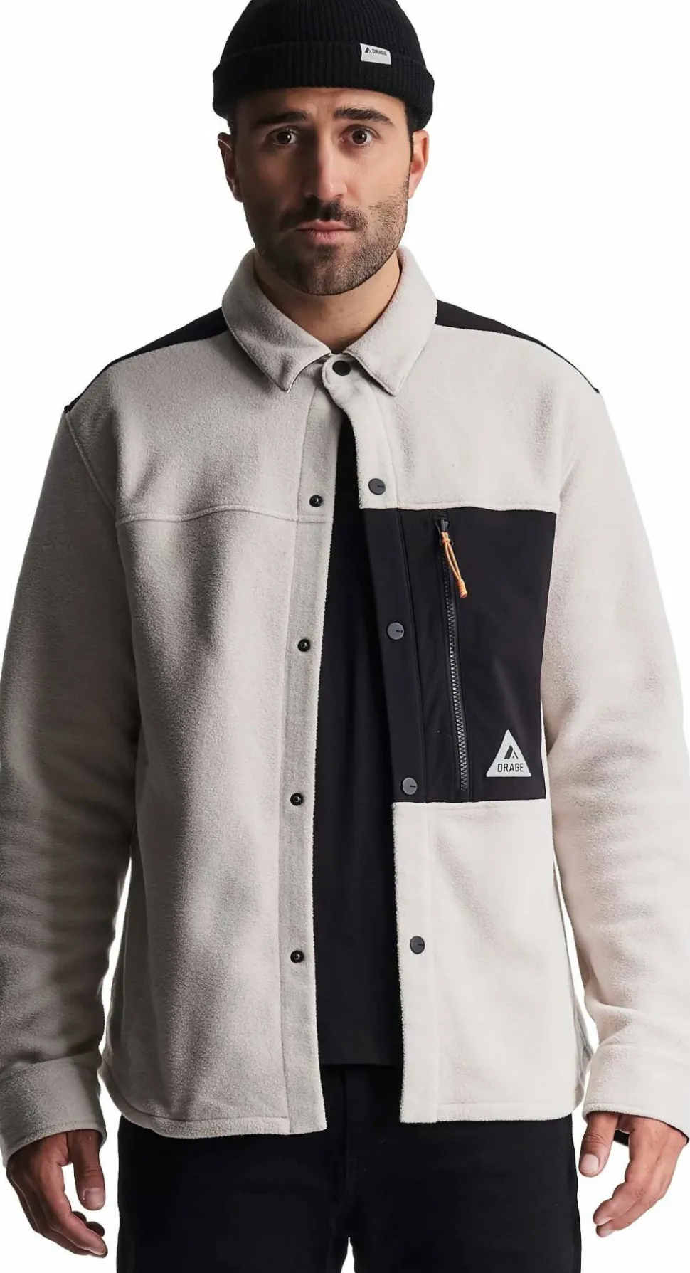 Orage Unisex Hunter Fleece Shirt Dark Birch