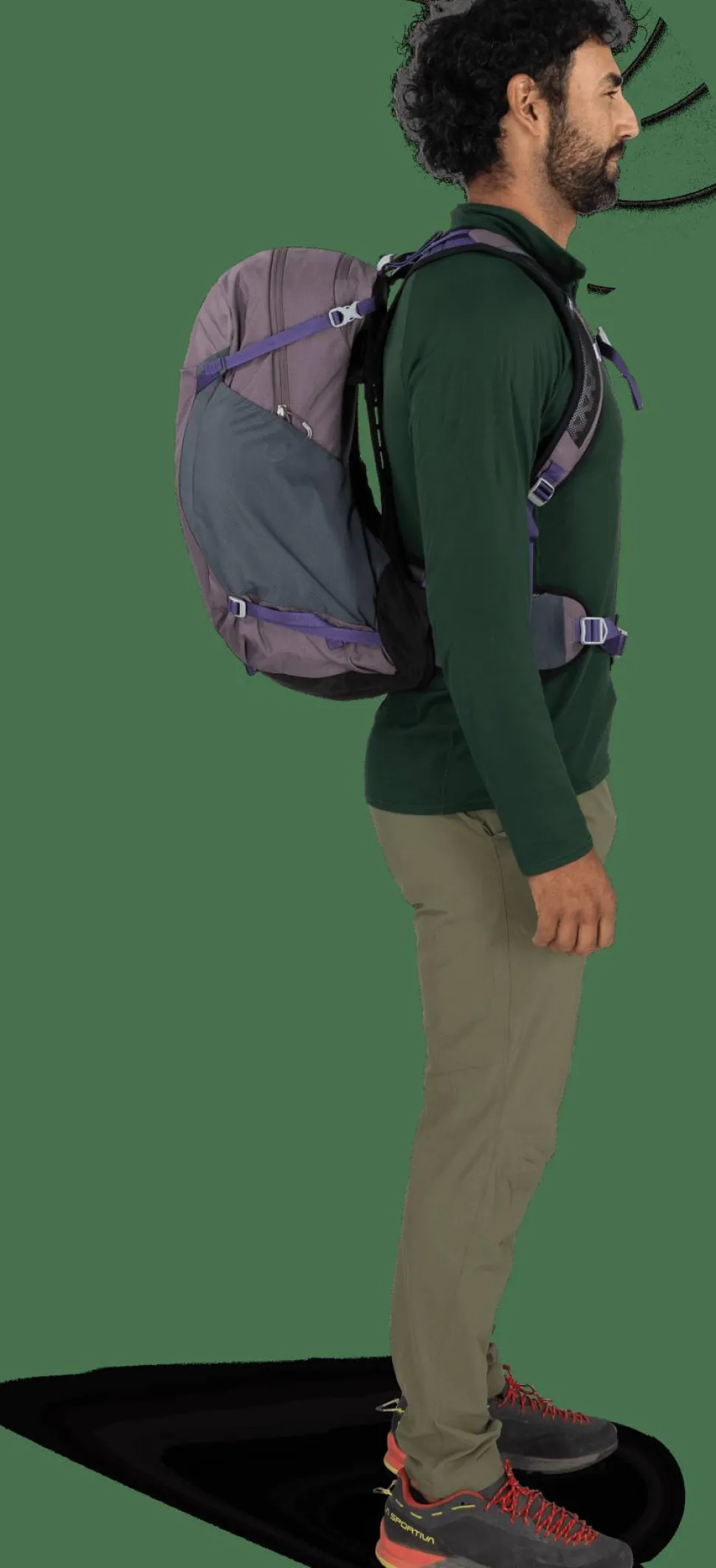 Osprey Hikelite 28 Graphite Purple
