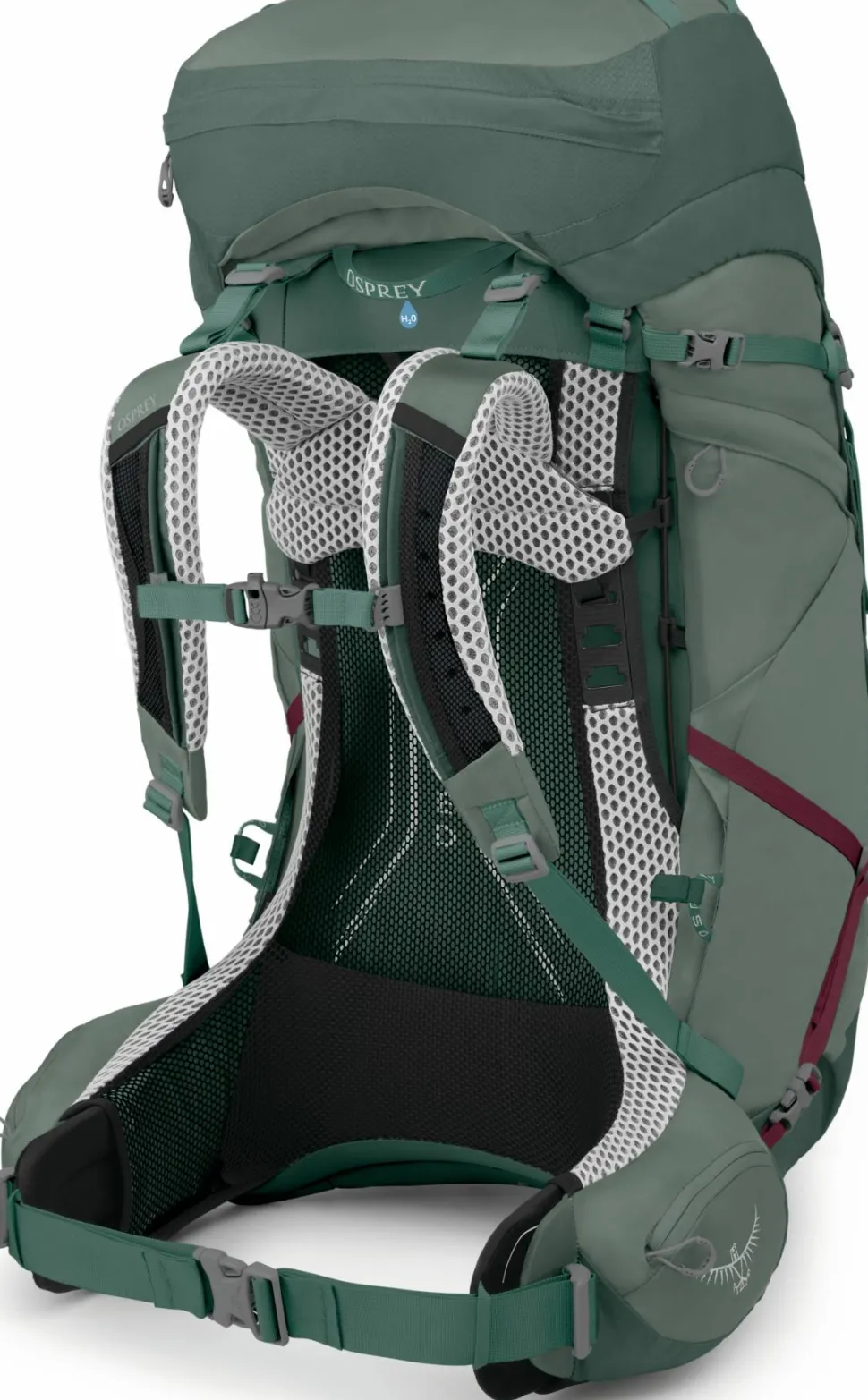 Osprey Women's Aura AG LT 65 Koseret/Darjeeling Spring Green
