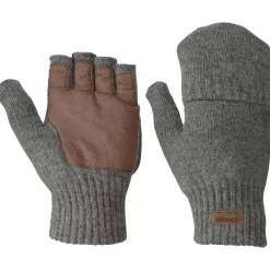Outdoor Research Men's Lost Coast Fingerless Mitt Pewter
