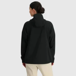 Outdoor Research Women's Stratoburst Stretch Rain Jacket Black