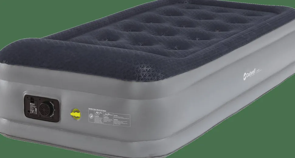 Outwell Superior Single W/ Built-In Pump Navy Night & Grey