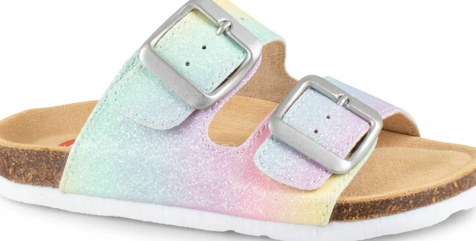 Pax Kids' Pika Sandal Lila Regnbåge