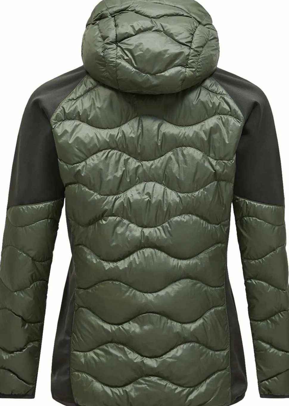 Peak Performance Men's Helium Down Hybrid Hood Pine Needle