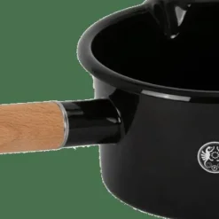 Petromax Enamel Saucepan 1 L Black