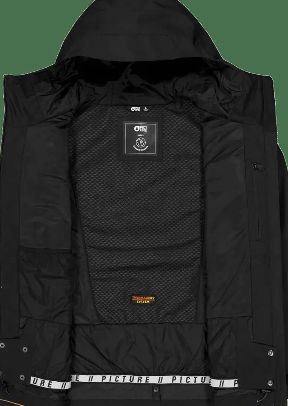 Picture Organic Clothing Men's Picture Object Jacket Black Honey Carrot