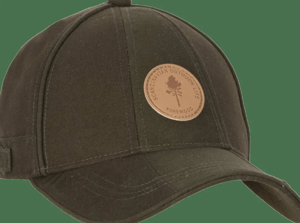 Pinewood Furudal Hunters Waterproof Cap Suede Brown/Moss Green
