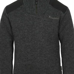 Pinewood Kids' Hurricane Sweater Dark Grey Melange
