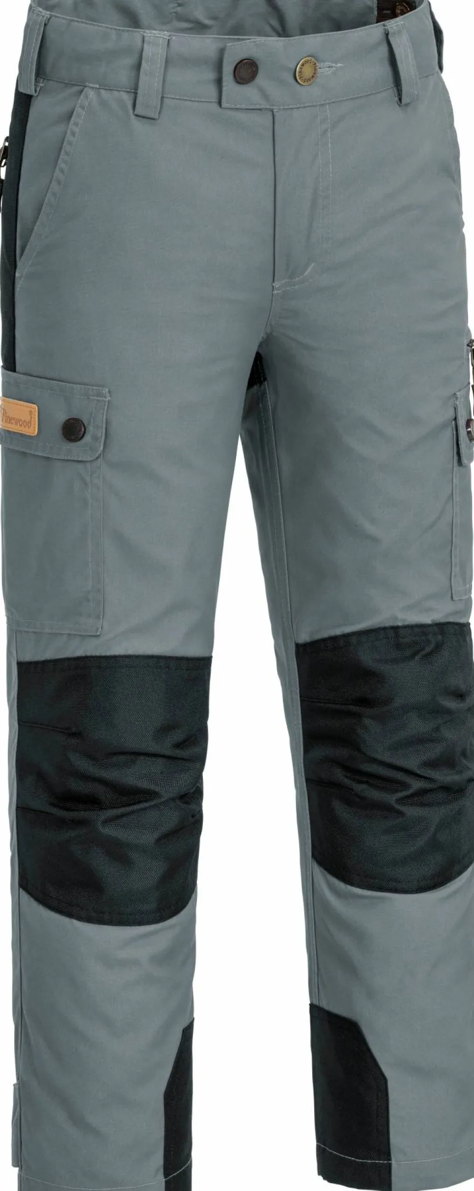Pinewood Kids' Lappland Trousers Storm Blue/Black