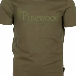 Pinewood Kids' Outdoor Life T-Shirt Hunting Olive