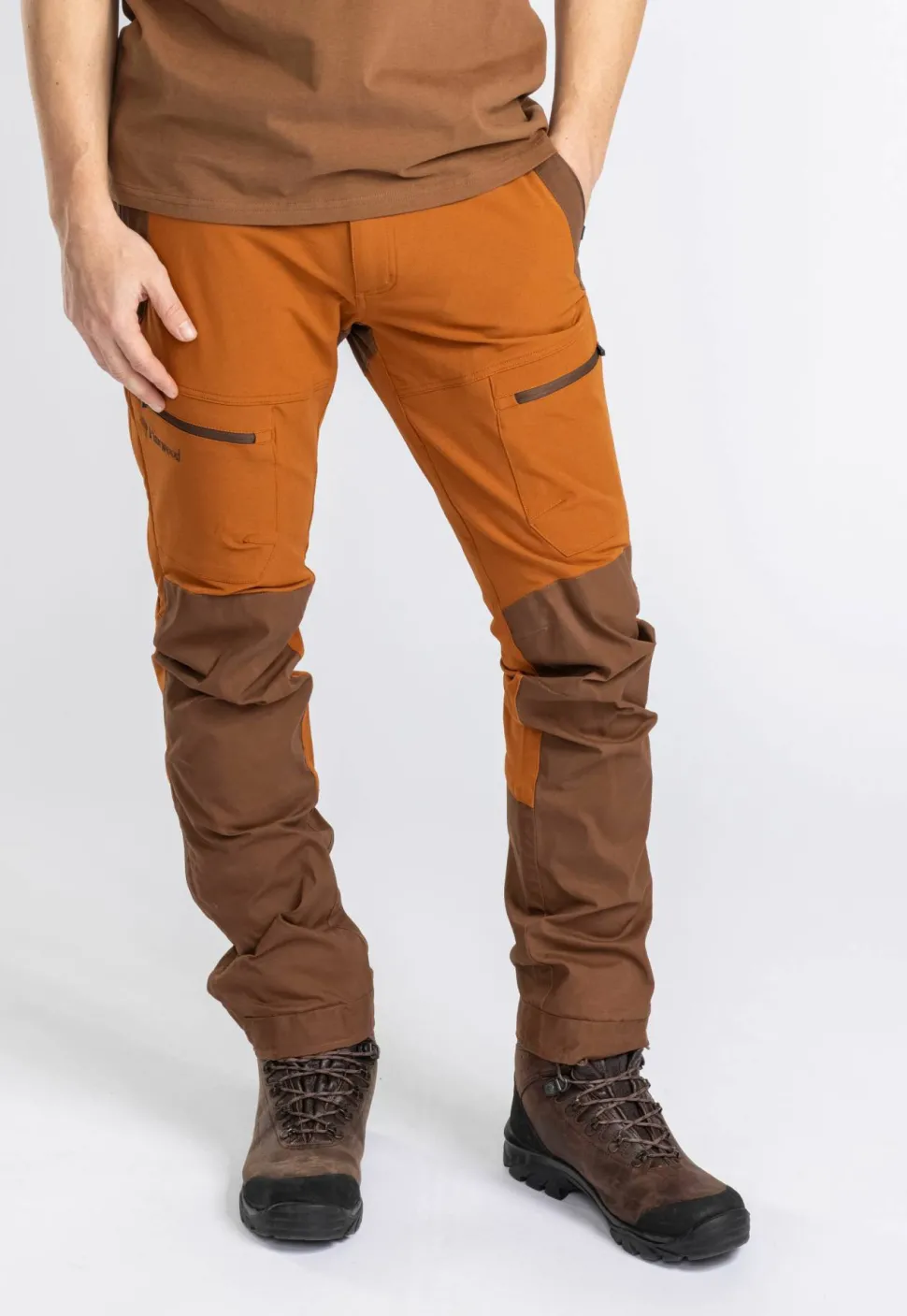 Pinewood Men's Finnveden Hybrid Extreme Trousers Fudge/Nougat